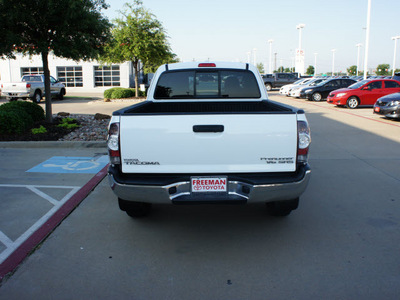 toyota tacoma 2010 white prerunner gasoline 6 cylinders 2 wheel drive automatic 76053