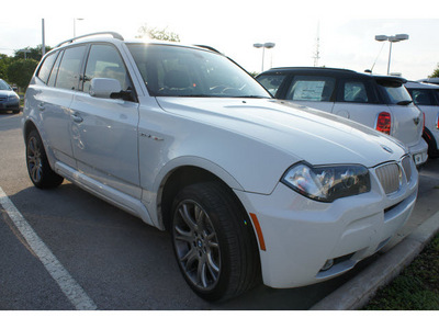 bmw x3 2008 white suv 3 0si gasoline 6 cylinders all whee drive automatic 78729