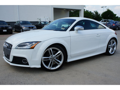 audi tts 2009 white coupe 2 0t quattro gasoline 4 cylinders all whee drive automatic 78729