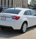 chrysler 200 2012 white sedan touring gasoline 4 cylinders front wheel drive automatic with overdrive 77099