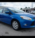 ford focus 2012 blue hatchback se flex fuel 4 cylinders front wheel drive 6 speed automatic 77338