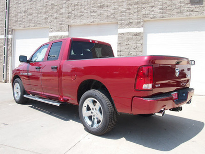 ram ram pickup 1500 2012 dk  red st gasoline 8 cylinders 4 wheel drive automatic 80301