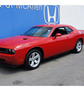 dodge challenger 2010 red coupe rt gasoline 8 cylinders rear wheel drive automatic 78505