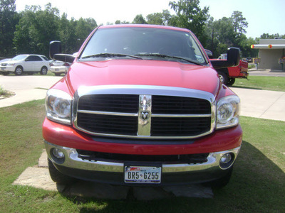 dodge ram pickup 3500 2007 red slt heavy duty diesel 6 cylinders 4 wheel drive 6 speed manual 75901