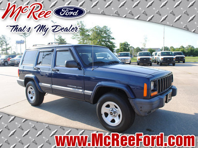 jeep cherokee 2001 blue suv sport gasoline 6 cylinders rear wheel drive automatic with overdrive 77539