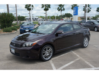 scion tc 2009 dk  red coupe gasoline 4 cylinders front wheel drive automatic 77566
