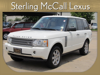 land rover range rover 2008 white suv hse gasoline 8 cylinders 4 wheel drive shiftable automatic 77074