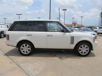 land rover range rover 2008 white suv hse gasoline 8 cylinders 4 wheel drive shiftable automatic 77074