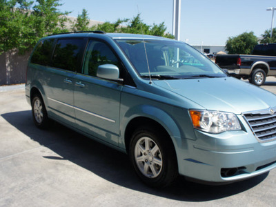 chrysler town and country 2010 lt  blue van 4dr wgn touring gasoline 6 cylinders front wheel drive automatic 76108