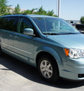 chrysler town and country 2010 lt  blue van 4dr wgn touring gasoline 6 cylinders front wheel drive automatic 76108