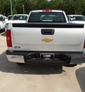 chevrolet silverado 1500 2012 silver ice pickup truck work truck gasoline 6 cylinders 2 wheel drive not specified 76051