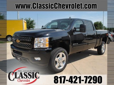 chevrolet silverado 2500hd 2012 black ltz gasoline 8 cylinders 4 wheel drive not specified 76051