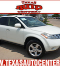 nissan murano 2004 white suv sl gasoline 6 cylinders front wheel drive automatic 78666