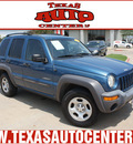 jeep liberty 2004 blue suv sport gasoline 6 cylinders rear wheel drive automatic 78666