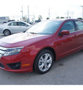 ford fusion 2012 red candy tinted sedan se gasoline 4 cylinders front wheel drive automatic 77375