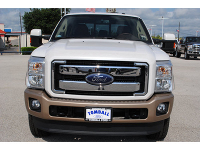 ford f 250 super duty 2012 white lariat biodiesel 8 cylinders 4 wheel drive automatic 77375