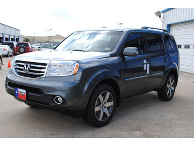 honda pilot 2012 dk  gray suv touring gasoline 6 cylinders 2 wheel drive automatic 77034