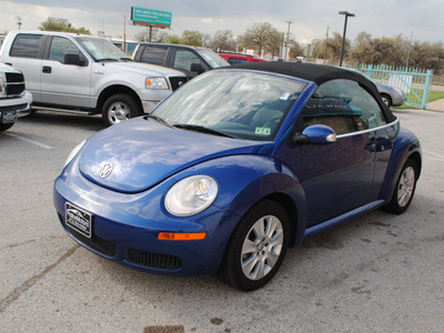 volkswagen new beetle 2008 blue s pzev gasoline 5 cylinders front wheel drive automatic 75057