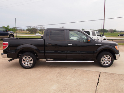 ford f 150 2011 black xlt flex fuel 8 cylinders 2 wheel drive automatic with overdrive 77864