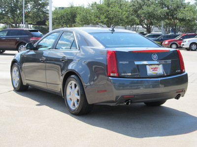 cadillac cts 2009 gray sedan 3 6l v6 gasoline 6 cylinders rear wheel drive shiftable automatic 77074