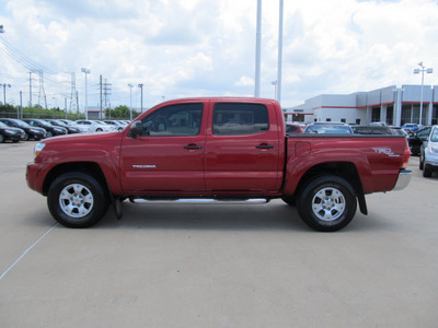 toyota tacoma 2007 red v6 gasoline 6 cylinders 4 wheel drive automatic with overdrive 77469