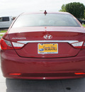 hyundai sonata 2011 red sedan gls gasoline 4 cylinders front wheel drive automatic 75070