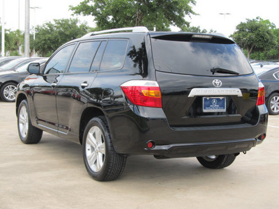 toyota highlander 2010 black suv limited gasoline 6 cylinders front wheel drive shiftable automatic 77074