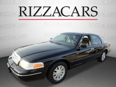 ford crown victoria 2003 black sedan lx gasoline 8 cylinders sohc rear wheel drive automatic with overdrive 60546