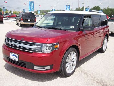 ford flex 2013 ruby red tint sel gasoline 6 cylinders front wheel drive automatic 77375