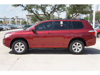 toyota highlander 2008 dk  red suv gasoline 6 cylinders front wheel drive automatic 78232