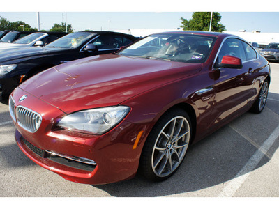 bmw 6 series 2012 red coupe 650i gasoline 8 cylinders rear wheel drive automatic 78729