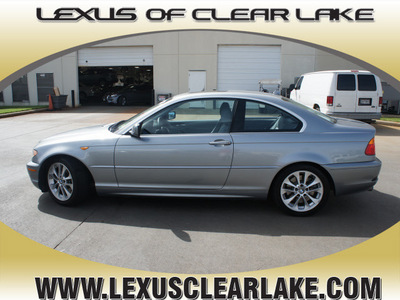 bmw 3 series 2004 gray coupe 330ci gasoline 6 cylinders rear wheel drive automatic 77546