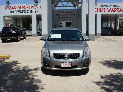 nissan sentra 2008 gray sedan 2 0 s gasoline 4 cylinders front wheel drive automatic 76116