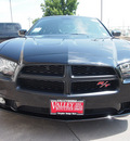 dodge charger 2012 black sedan r t road and track gasoline 8 cylinders rear wheel drive automatic 80301