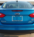 ford focus 2012 blue sedan se flex fuel 4 cylinders front wheel drive automatic 77521