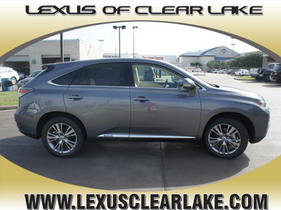 lexus rx 450h 2013 gray suv hybrid 6 cylinders front wheel drive automatic 77546