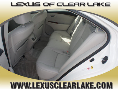 lexus es 350 2009 white sedan gasoline 6 cylinders front wheel drive automatic 77546