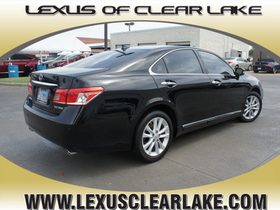 lexus es 350 2010 black sedan gasoline 6 cylinders front wheel drive automatic 77546