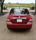 nissan versa 2010 dk  red sedan 1 8 s gasoline 4 cylinders front wheel drive automatic with overdrive 76116