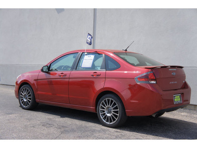 ford focus 2011 dk  red sedan sport ses gasoline 4 cylinders front wheel drive automatic 79407