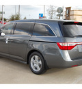 honda odyssey 2012 dk  gray van touring elite gasoline 6 cylinders front wheel drive automatic with overdrive 77034