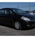 nissan versa 2011 black hatchback 1 8 s gasoline 4 cylinders front wheel drive automatic with overdrive 78840