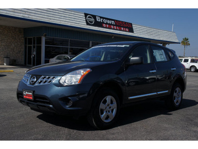 nissan rogue 2012 dk  blue s gasoline 4 cylinders front wheel drive automatic 78840