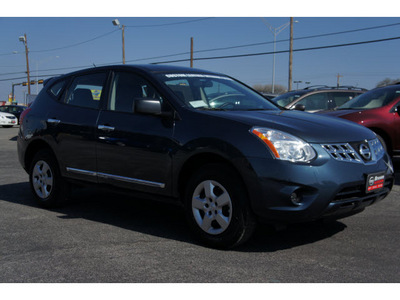 nissan rogue 2012 dk  blue s gasoline 4 cylinders front wheel drive automatic 78840