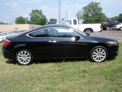 honda accord 2009 black coupe ex l v6 w navi gasoline 6 cylinders front wheel drive automatic 75606