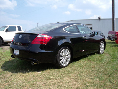 honda accord 2009 black coupe ex l v6 w navi gasoline 6 cylinders front wheel drive automatic 75606