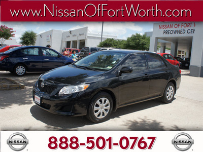 toyota corolla 2010 black sedan le gasoline 4 cylinders front wheel drive automatic 76116