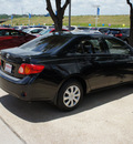 toyota corolla 2010 black sedan le gasoline 4 cylinders front wheel drive automatic 76116