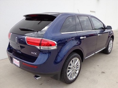 lincoln mkx 2011 blue suv gasoline 6 cylinders front wheel drive automatic 78577