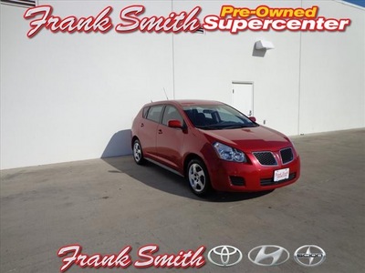 pontiac vibe 2009 red wagon gasoline 4 cylinders front wheel drive automatic 78577